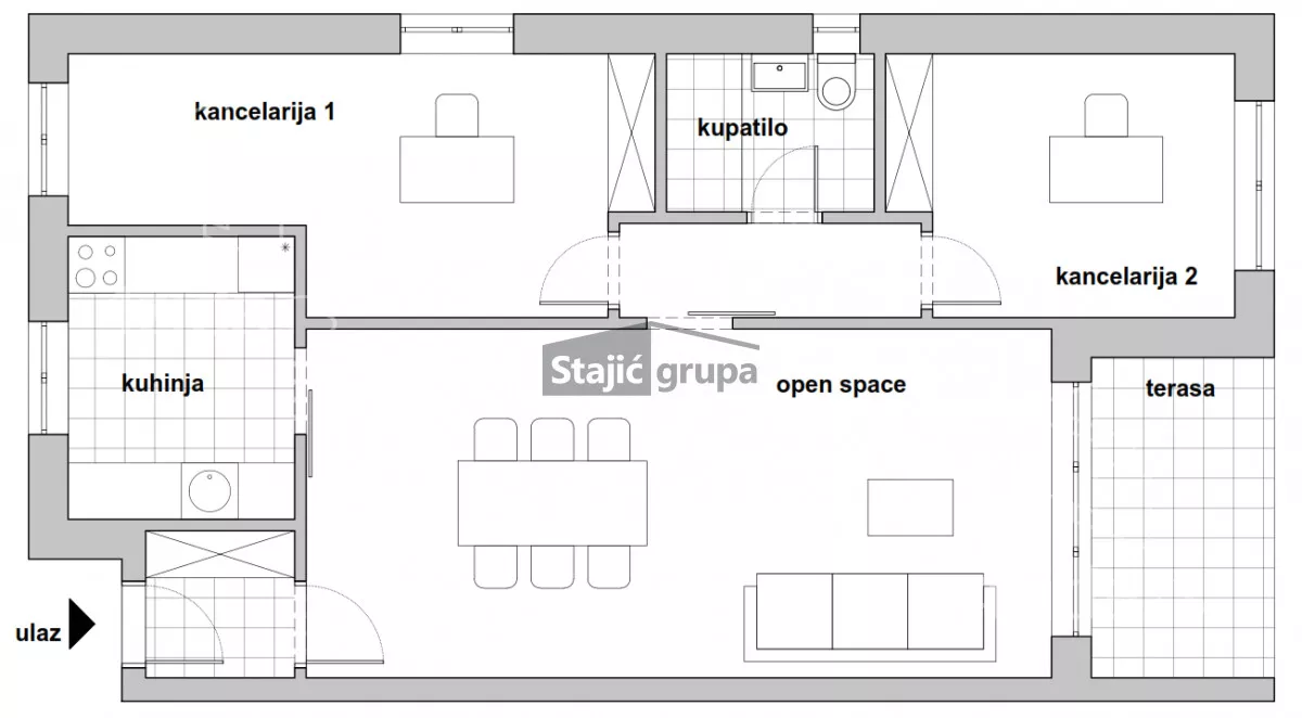 Trosoban stan | 4zida