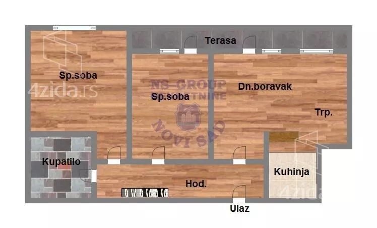 Trosoban stan | 4zida