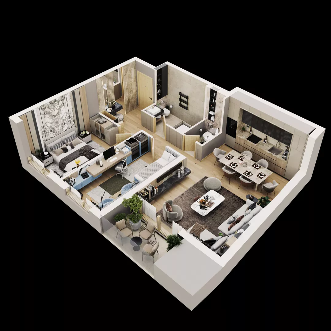 Trosoban stan | 4zida