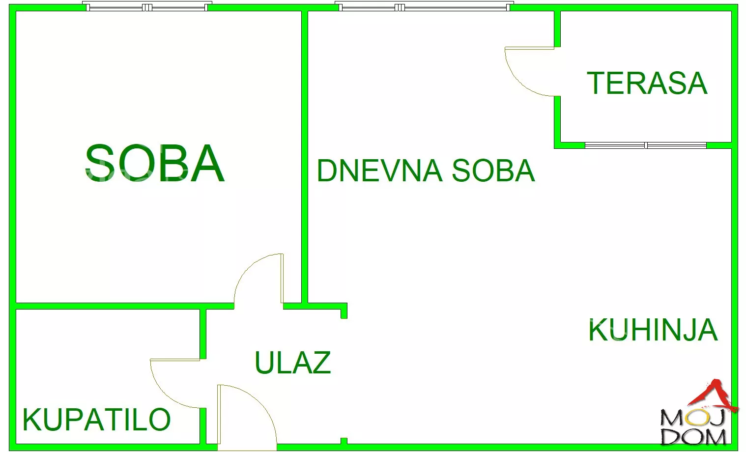 Dvosoban stan | 4zida