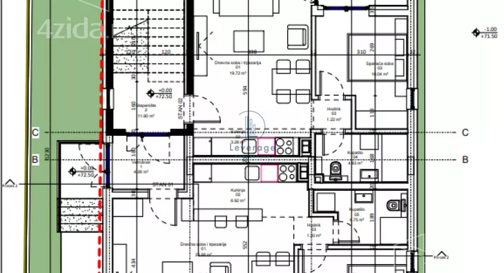 Jednoiposoban stan | 4zida