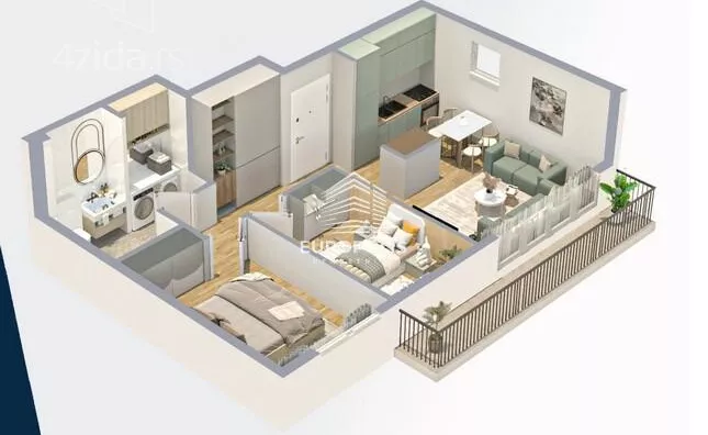 Trosoban stan | 4zida