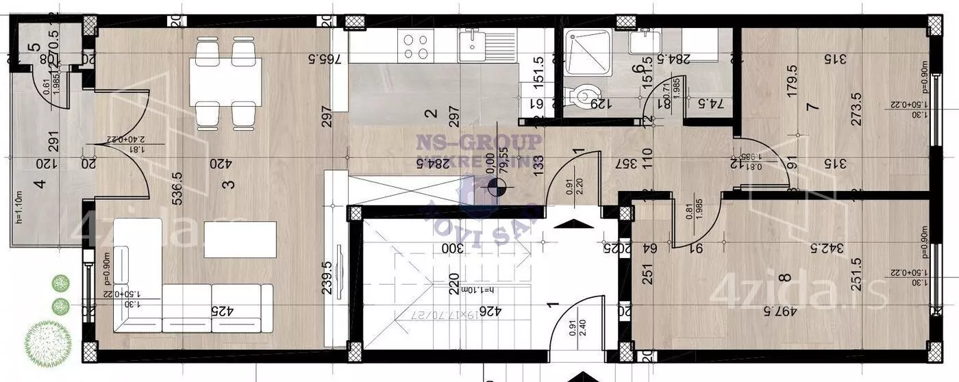 Dvoiposoban stan | 4zida