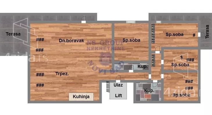 Petosoban stan | 4zida