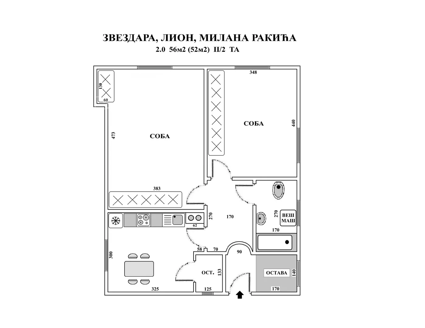 Dvosoban stan | 4zida