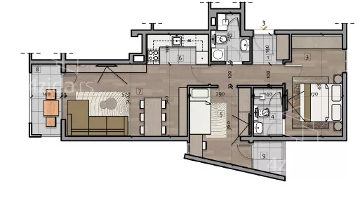 Trosoban stan | 4zida