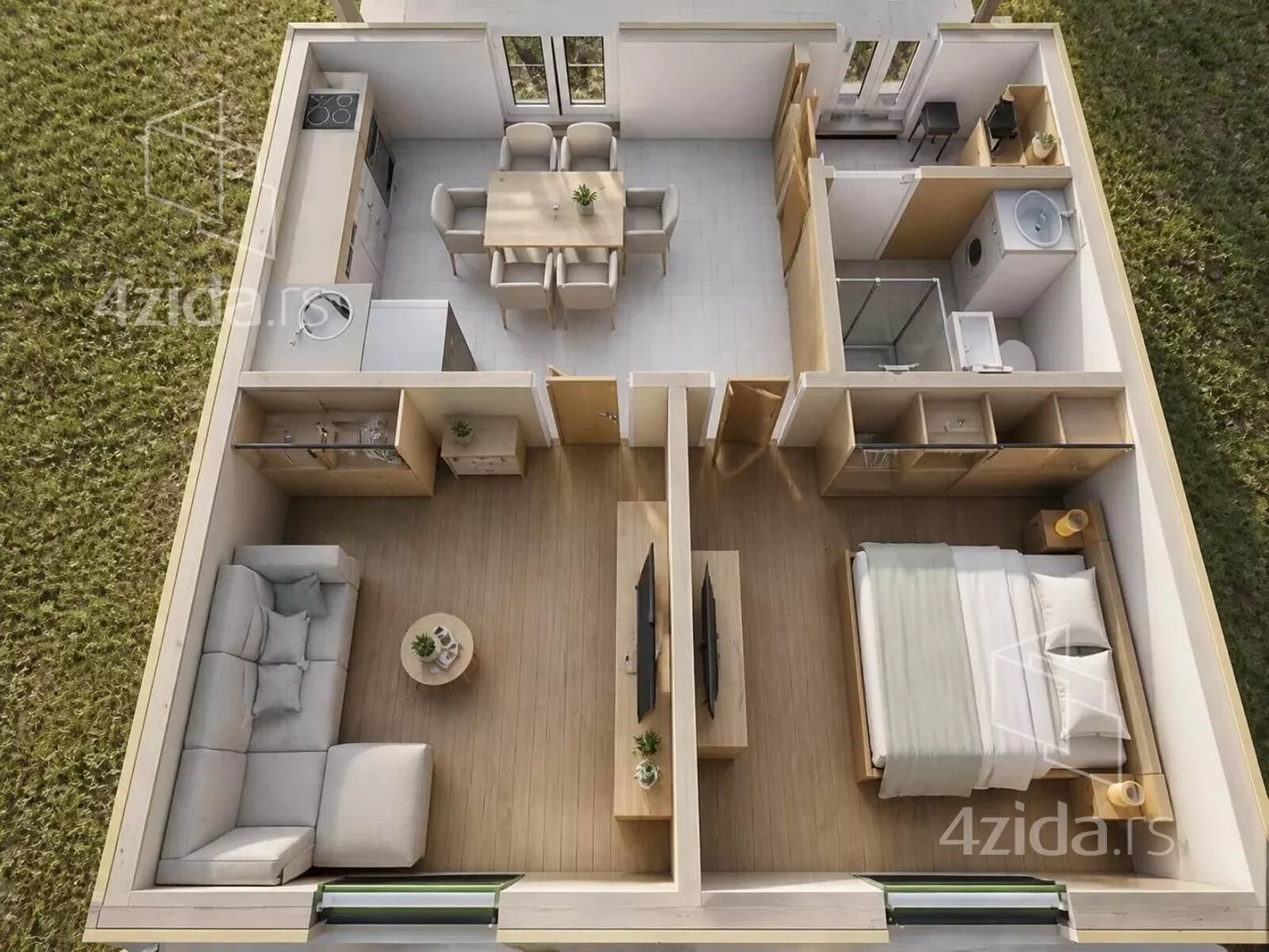 1-etažna kuća | 4zida