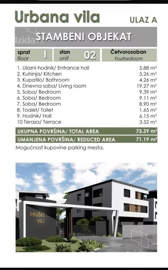 Četvorosoban stan | 4zida