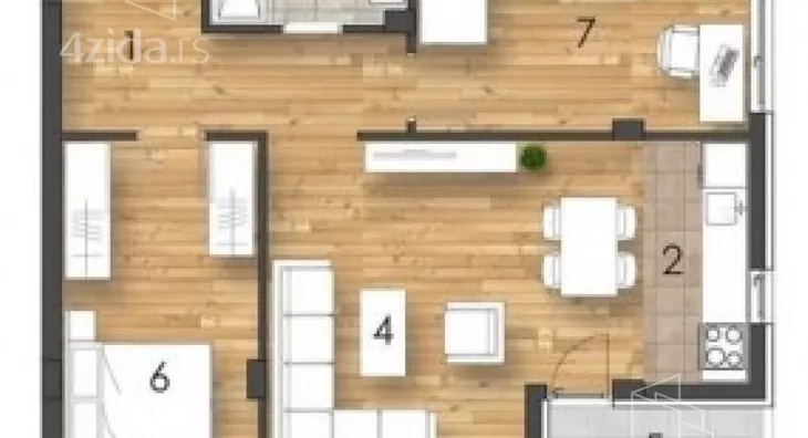 Trosoban stan | 4zida