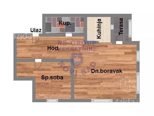 Dvosoban stan | 4zida