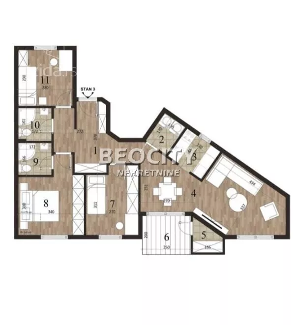 Troiposoban stan | 4zida