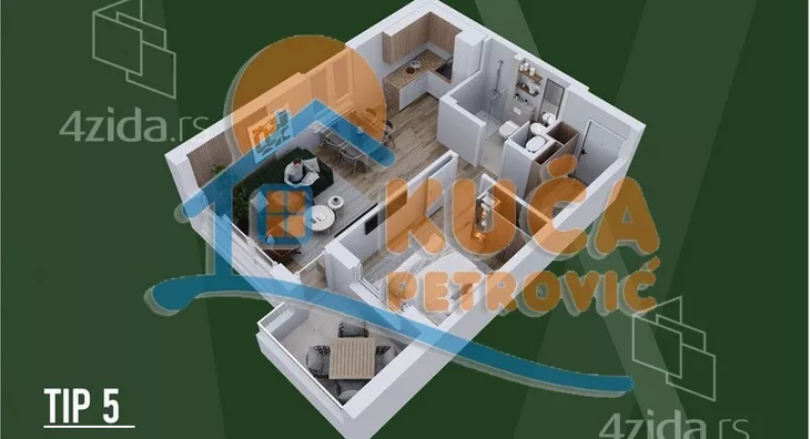 Dvosoban stan | 4zida