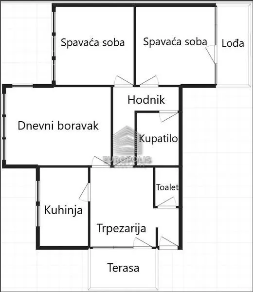 Trosoban stan | 4zida