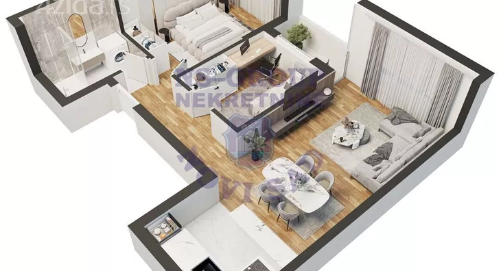 Trosoban stan | 4zida