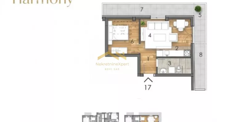 Dvosoban stan | 4zida