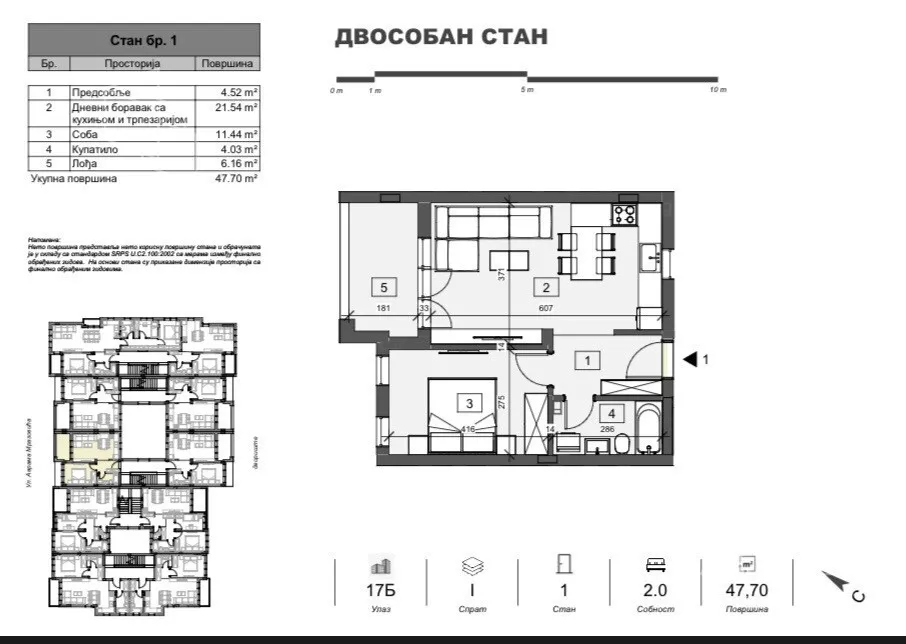 Dvosoban stan | 4zida