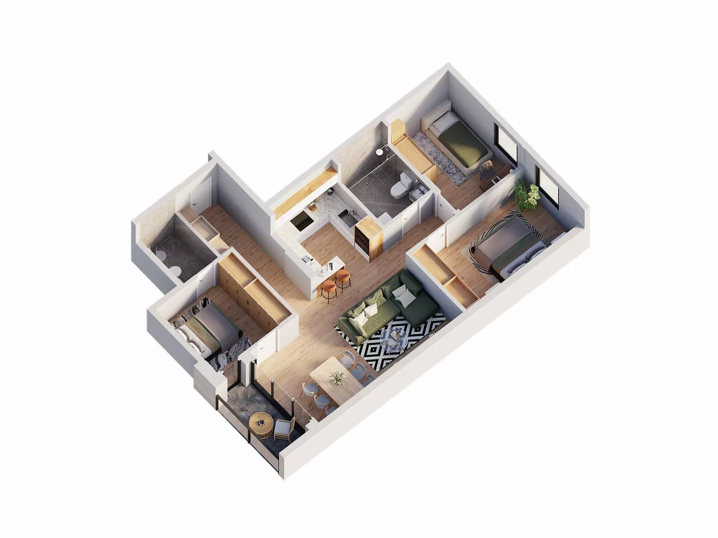 Četvorosoban stan | 4zida