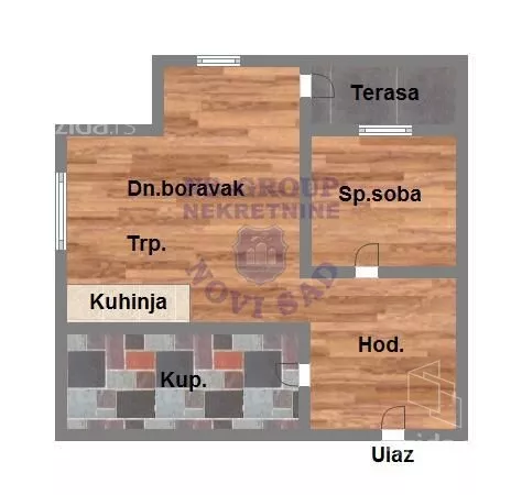 Dvosoban stan | 4zida