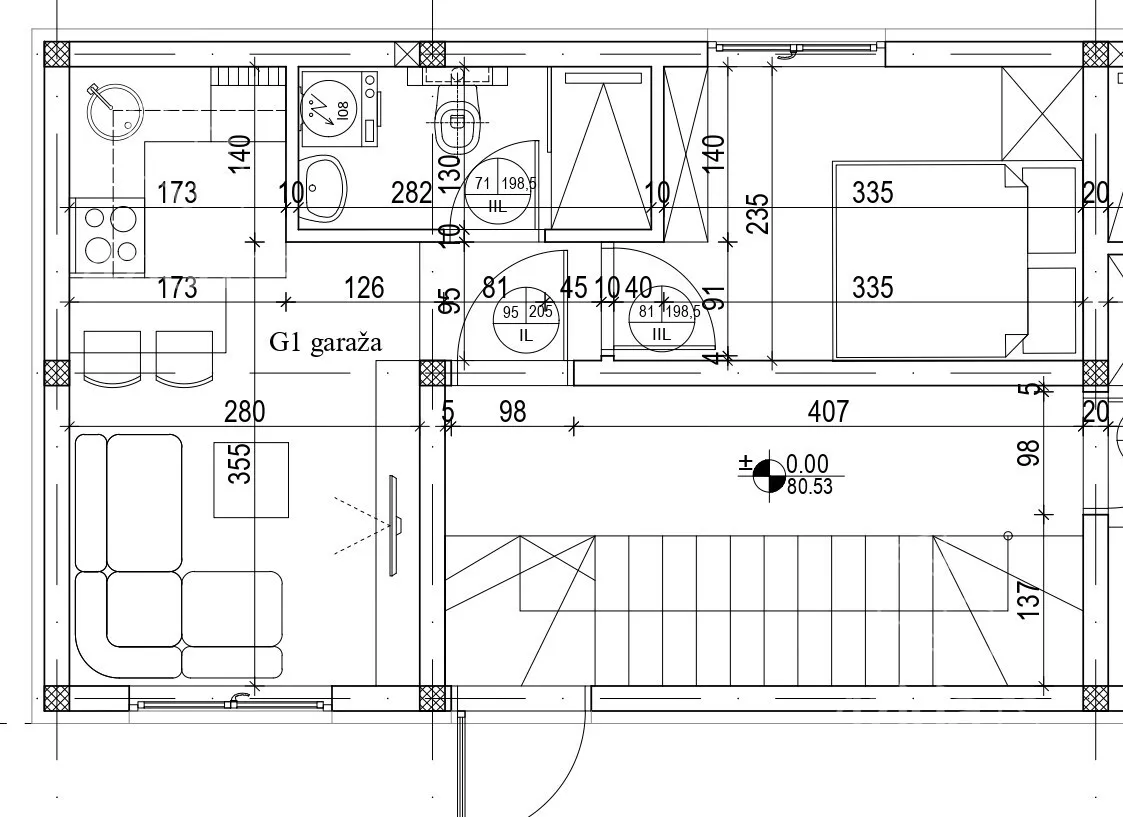 Jednoiposoban stan | 4zida