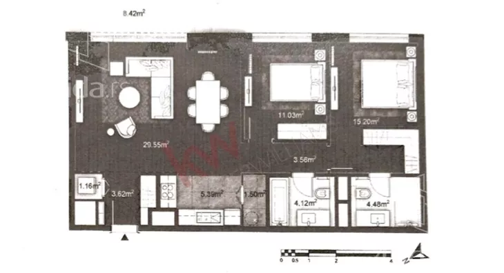 Trosoban stan | 4zida