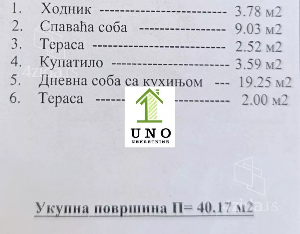 Jednoiposoban stan | 4zida