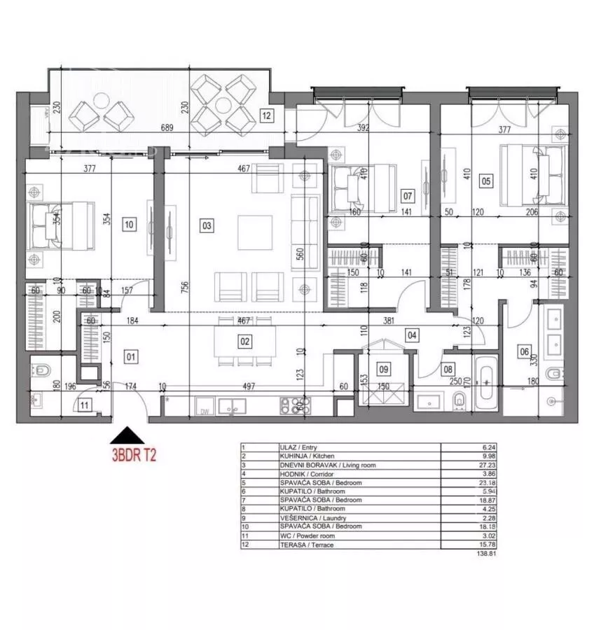 Trosoban stan | 4zida
