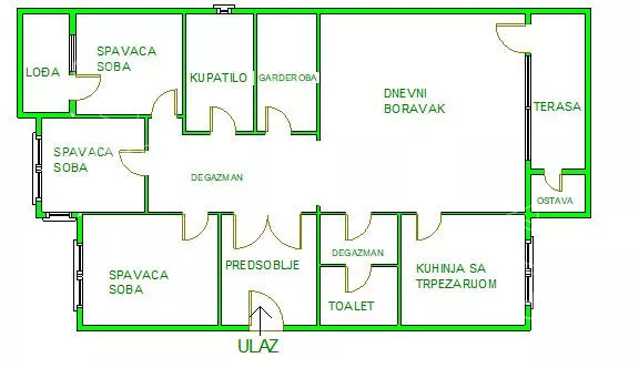 Troiposoban stan | 4zida