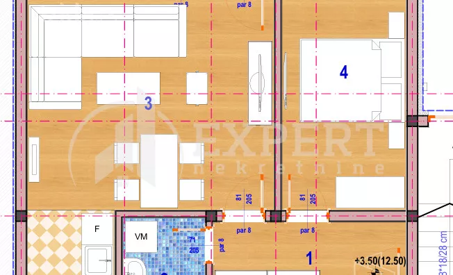 Jednoiposoban stan | 4zida