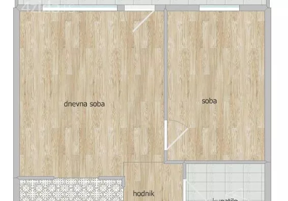 Jednoiposoban stan | 4zida