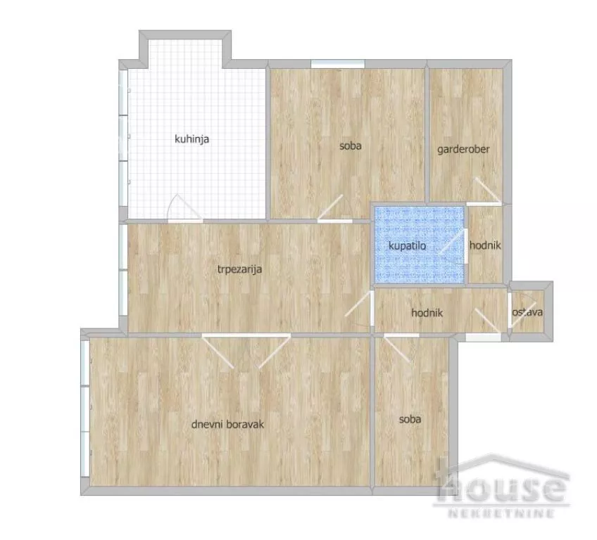 Trosoban stan | 4zida