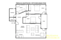 Dvoiposoban stan | 4zida