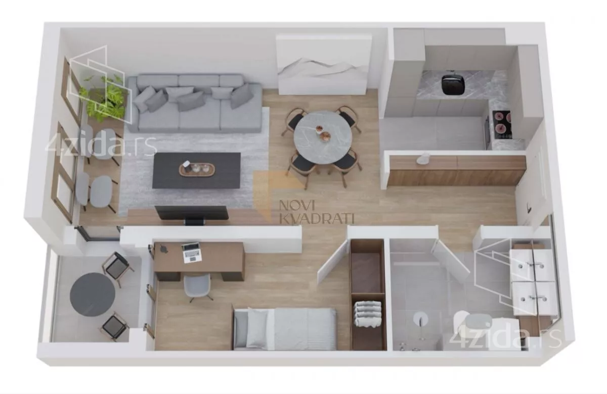 Dvosoban stan | 4zida