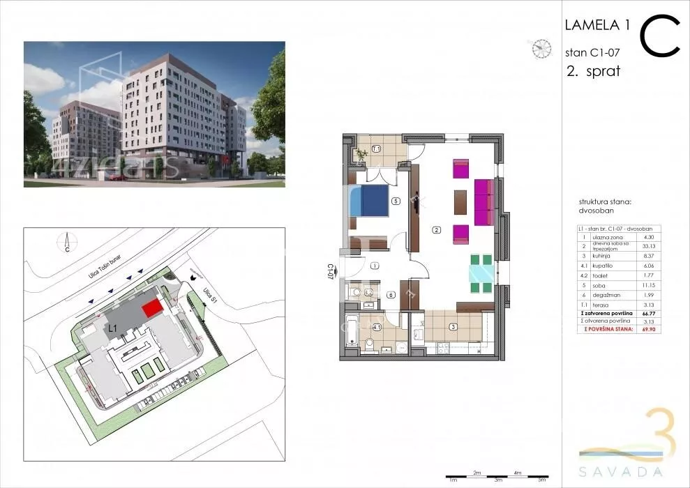 Dvosoban stan | 4zida