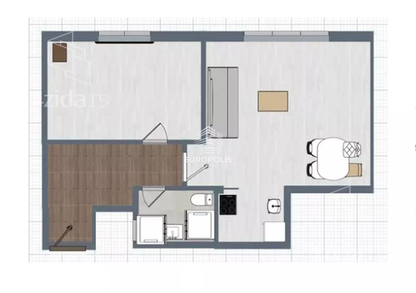 Dvosoban stan | 4zida