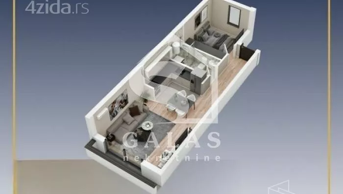 Jednoiposoban stan | 4zida