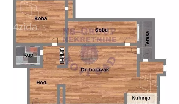 Trosoban stan | 4zida