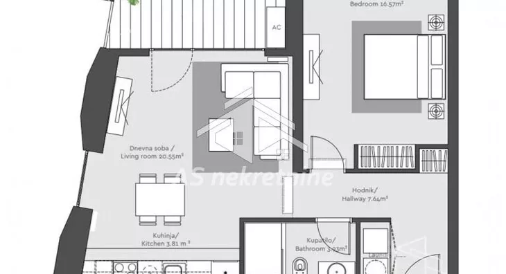Dvosoban stan | 4zida