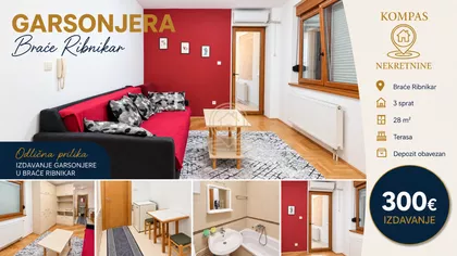 Stan za izdavanje · 28 m² · Grbavica, Gradske lokacije, Novi Sad