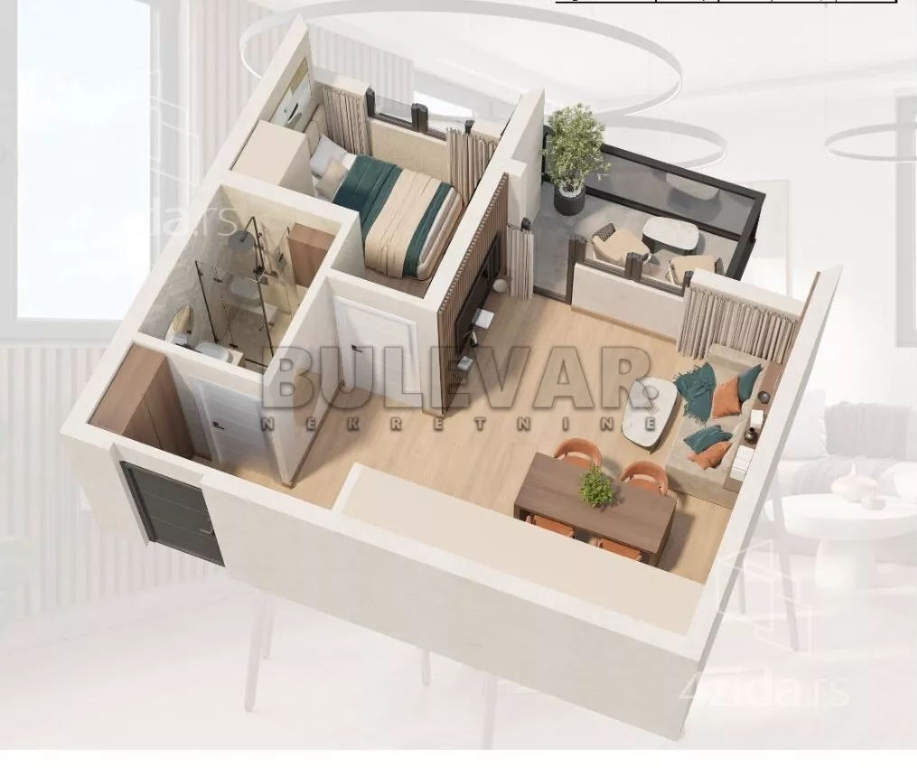 Jednoiposoban stan | 4zida