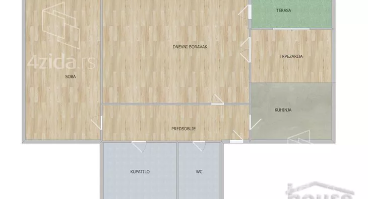 Dvosoban stan | 4zida