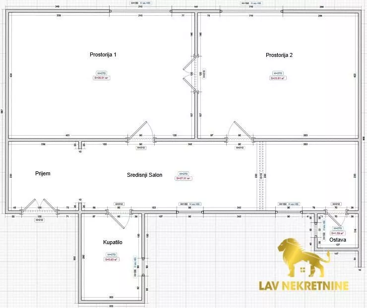 Trosoban stan | 4zida