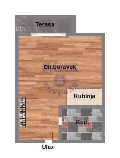 Jednosoban stan | 4zida