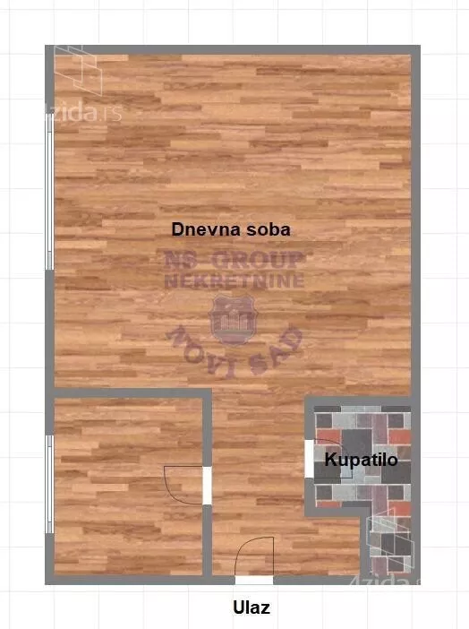 Jednoiposoban stan | 4zida