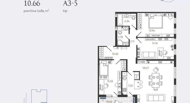 Četvorosoban | 4zida