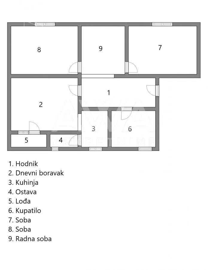 Trosoban stan | 4zida