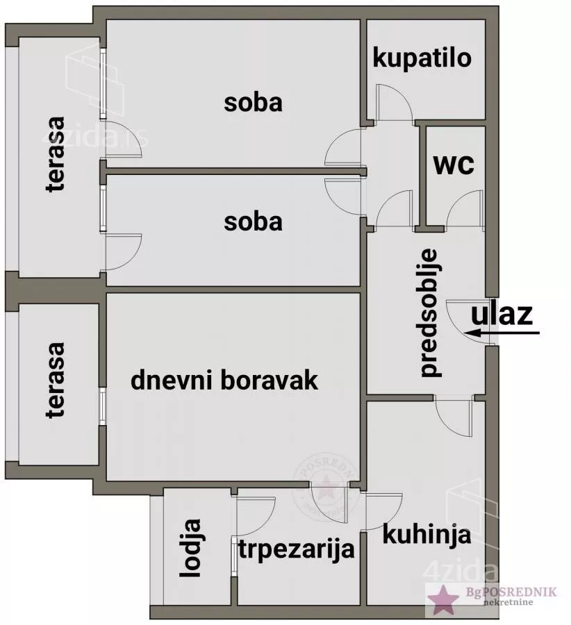 Troiposoban stan | 4zida