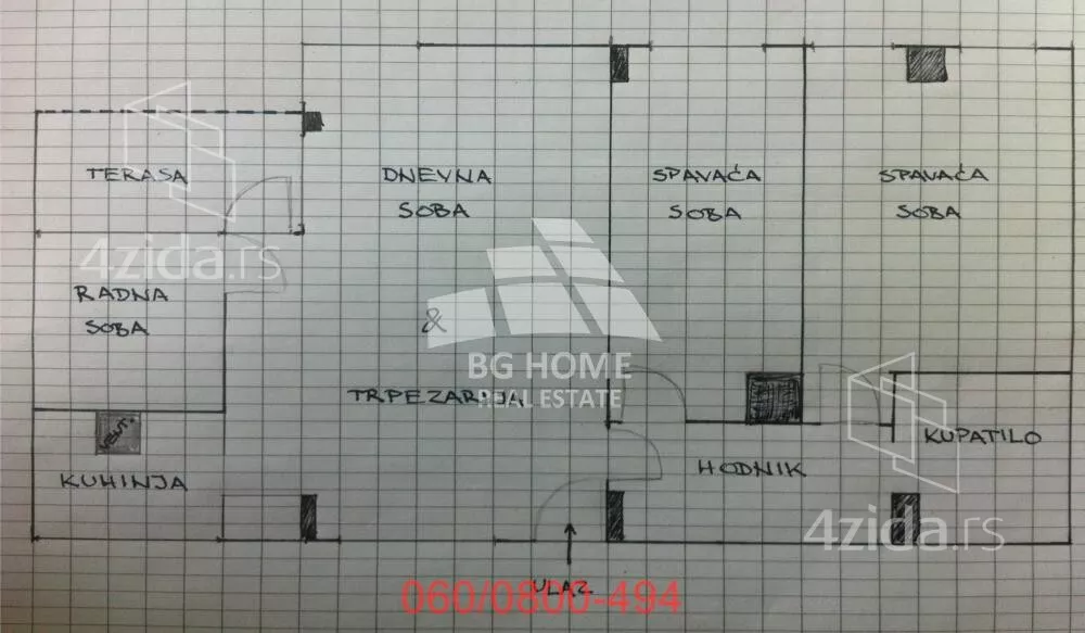 Trosoban stan | 4zida