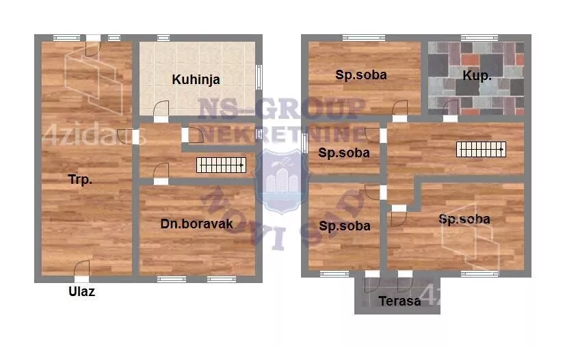 2-etažna kuća | 4zida