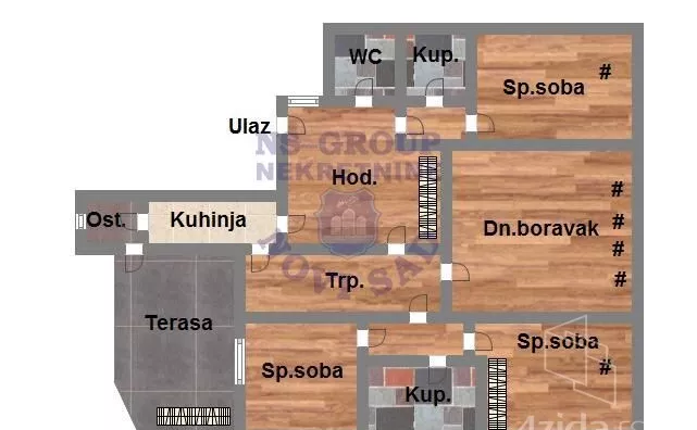 Troiposoban stan | 4zida
