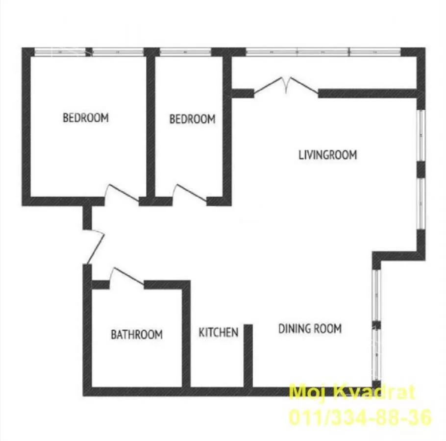 Trosoban stan | 4zida